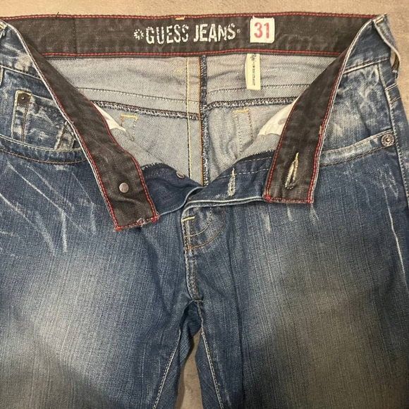 Guess Jeans Mens Rebel Boot Cut Jeans 31W 30L - Picture 4 of 5